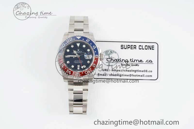 GMT-Master II 126719 BLRO Red Blue Ceramic 904L Steel APSF 1:1 Best Edition Blue Dial VR3285 CHS