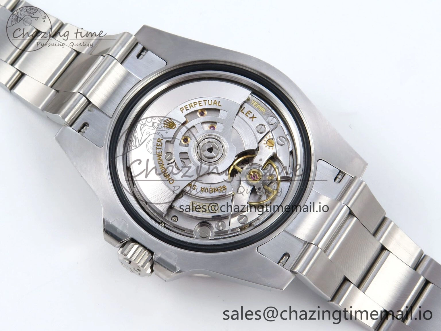 GMT-Master II 126719 BLRO Red Blue Ceramic 904L Steel EWE 1:1 Best Edition Blue Dial on Oyster Strap EWE3285 V5