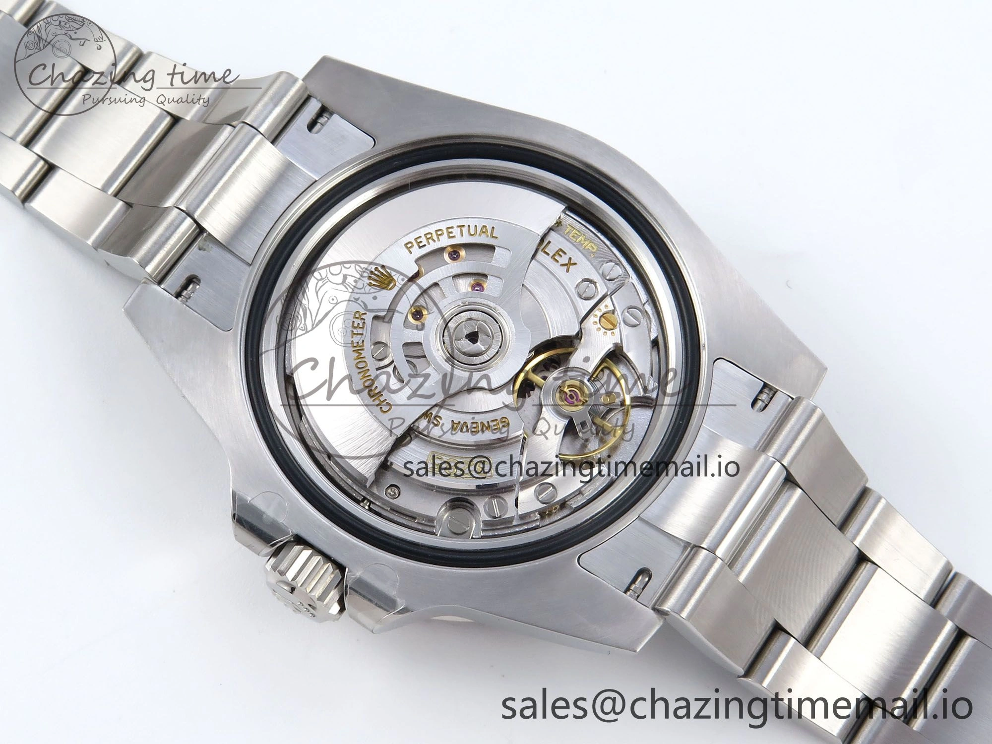 GMT-Master II 126719 BLRO Red Blue Ceramic 904L Steel EWE 1:1 Best Edition Blue Dial on Oyster Strap EWE3285 V5