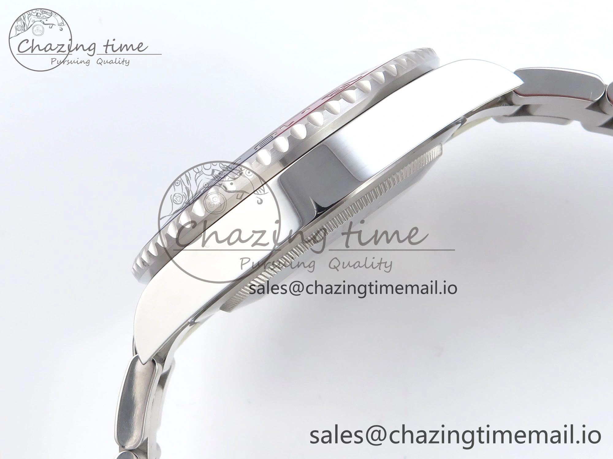 GMT-Master II 126719 BLRO Red Blue Ceramic 904L Steel EWE 1:1 Best Edition Blue Dial on Oyster Strap EWE3285 V5