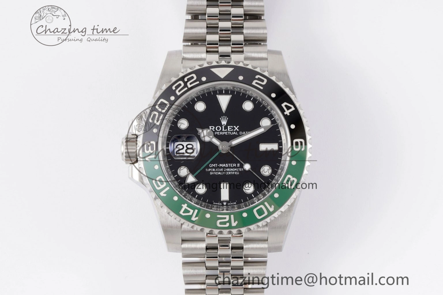 GMT Master II 126720 VTNR 904L SS Clean Factory 1:1 Best Edition on Jubilee Bracelet DD3285 CHS