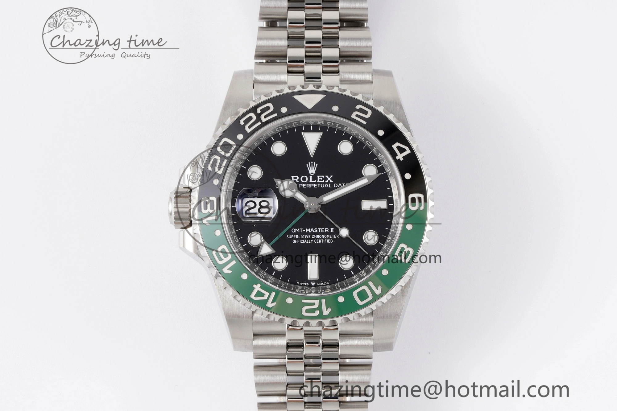 GMT Master II 126720 VTNR 904L SS Clean Factory 1:1 Best Edition on Jubilee Bracelet DD3285 CHS