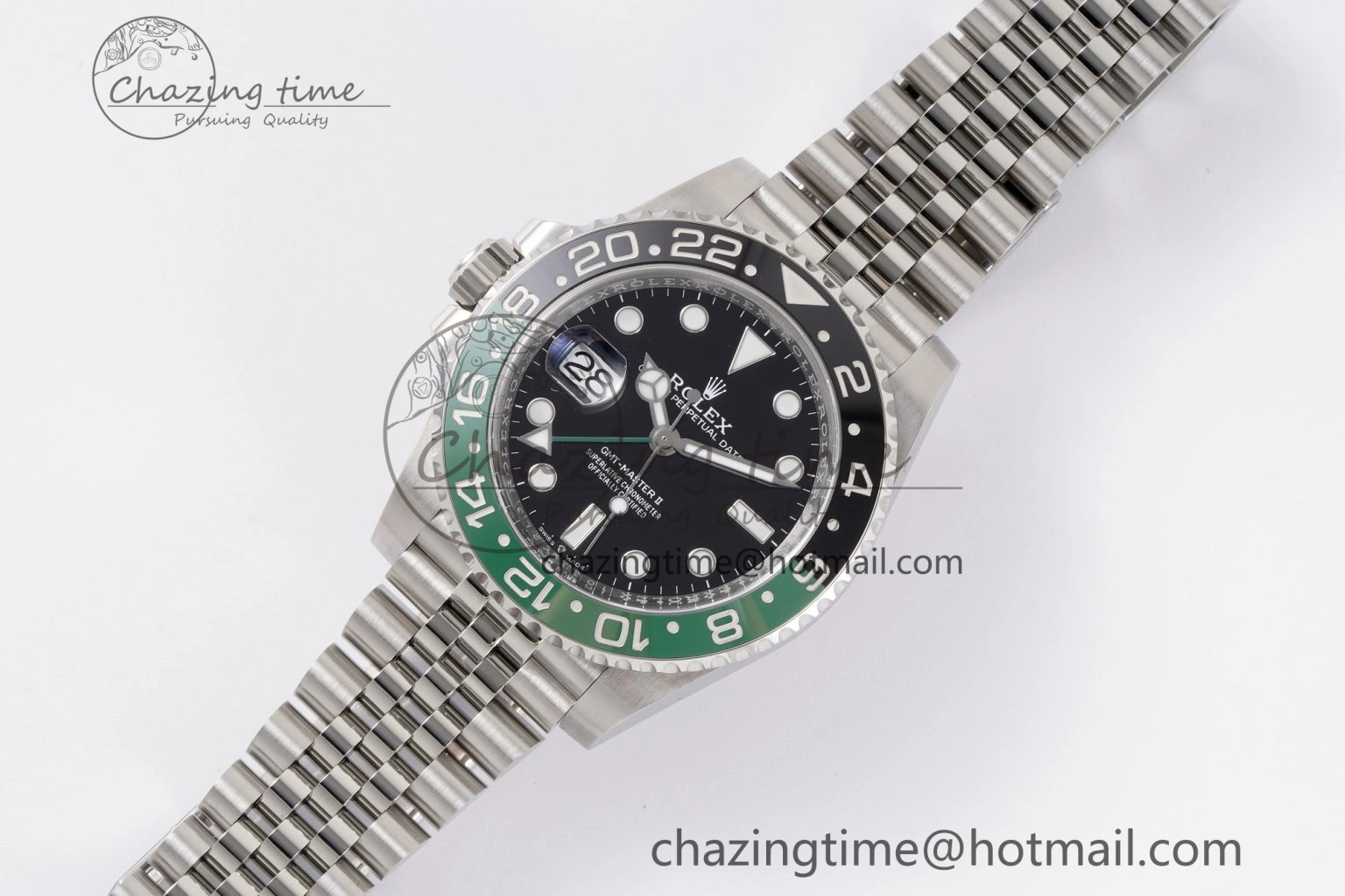 GMT Master II 126720 VTNR 904L SS Clean Factory 1:1 Best Edition on Jubilee Bracelet DD3285 CHS