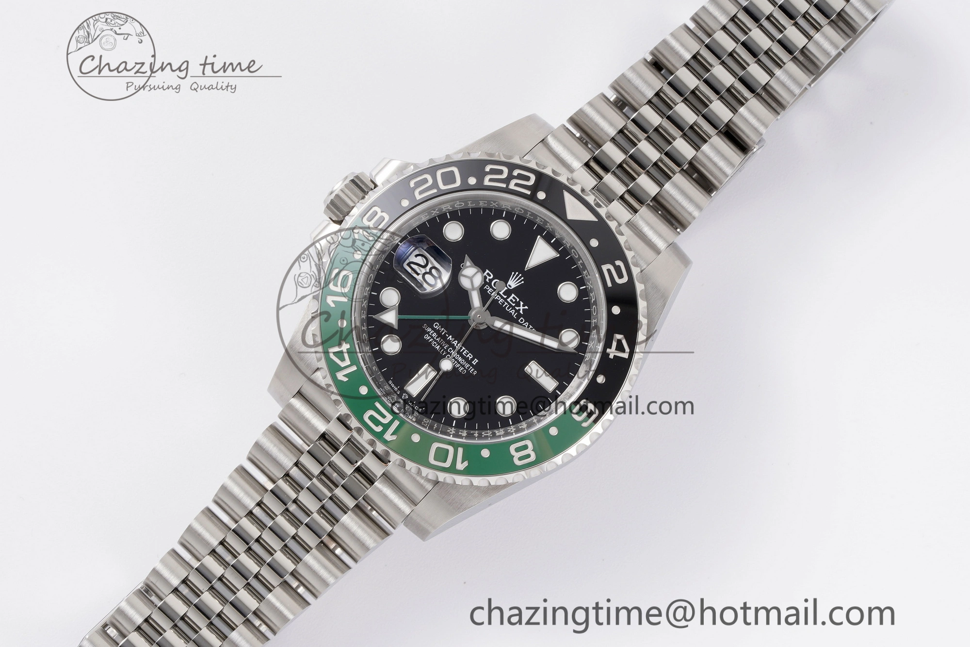 GMT Master II 126720 VTNR 904L SS Clean Factory 1:1 Best Edition on Jubilee Bracelet DD3285 CHS
