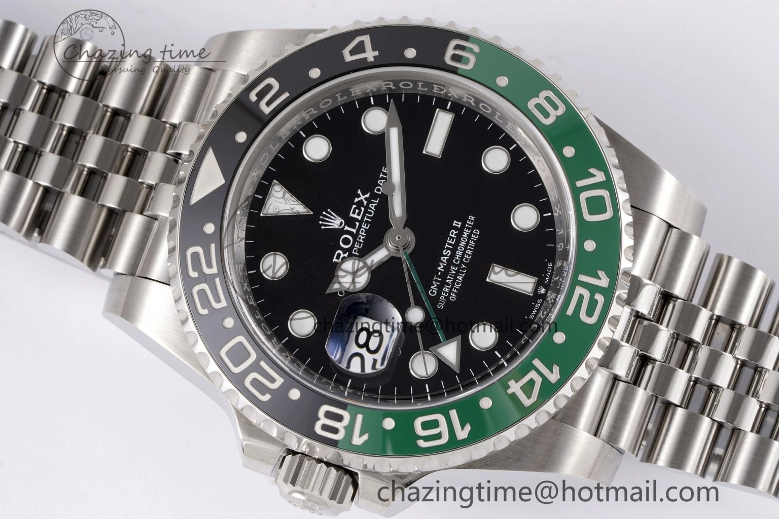 GMT Master II 126720 VTNR 904L SS Clean Factory 1:1 Best Edition on Jubilee Bracelet DD3285 CHS