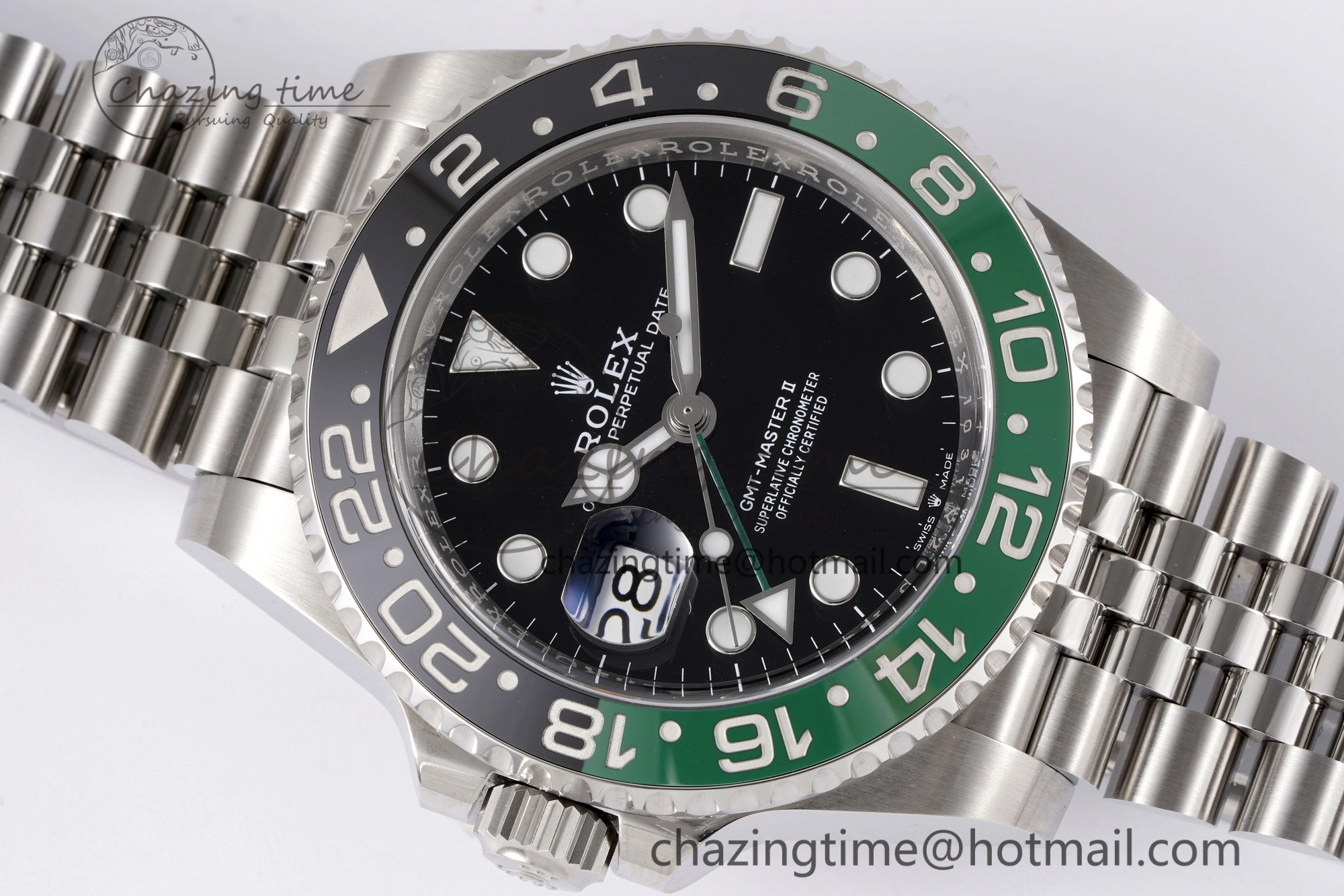 GMT Master II 126720 VTNR 904L SS Clean Factory 1:1 Best Edition on Jubilee Bracelet DD3285 CHS