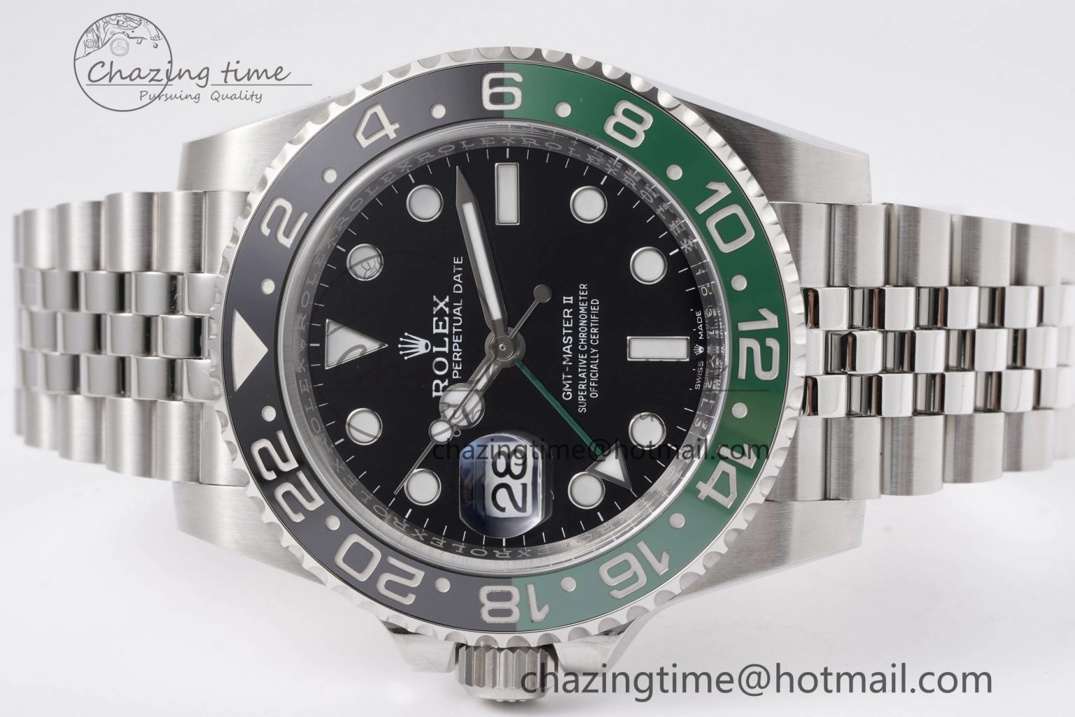 GMT Master II 126720 VTNR 904L SS Clean Factory 1:1 Best Edition on Jubilee Bracelet DD3285 CHS