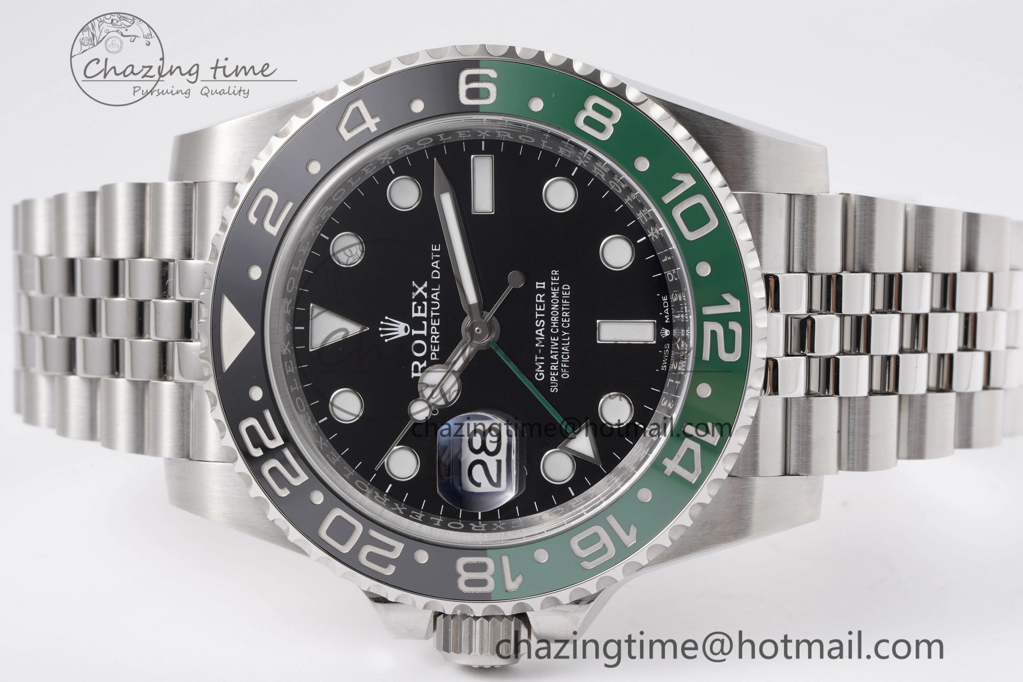 GMT Master II 126720 VTNR 904L SS Clean Factory 1:1 Best Edition on Jubilee Bracelet DD3285 CHS