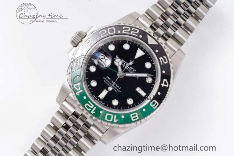 GMT Master II 126720 VTNR 904L SS Clean Factory 1:1 Best Edition on Jubilee Bracelet VR3186 CHS