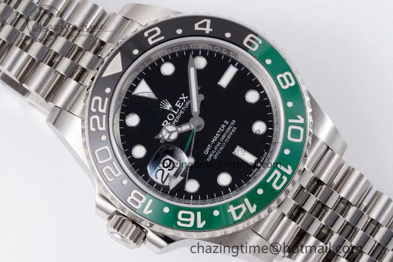 GMT Master II 126720 VTNR 904L SS Clean Factory 1:1 Best Edition on Jubilee Bracelet VR3186 CHS