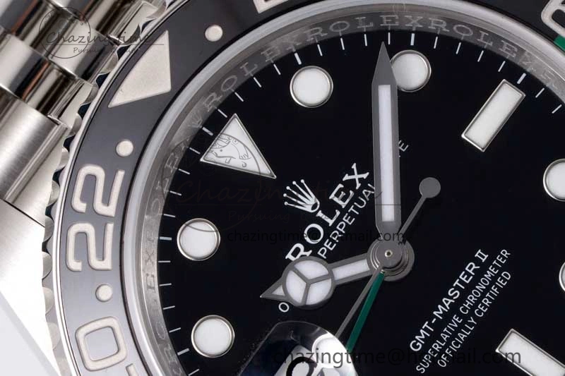 GMT Master II 126720 VTNR 904L SS Clean Factory 1:1 Best Edition on Jubilee Bracelet VR3186 CHS