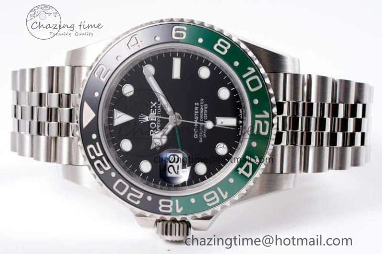 GMT Master II 126720 VTNR 904L SS Clean Factory 1:1 Best Edition on Jubilee Bracelet VR3186 CHS
