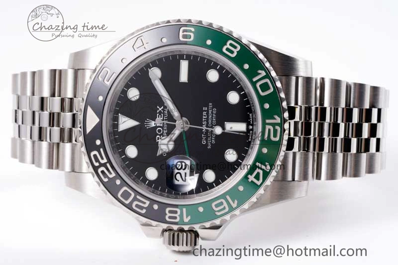 GMT Master II 126720 VTNR 904L SS Clean Factory 1:1 Best Edition on Jubilee Bracelet VR3186 CHS