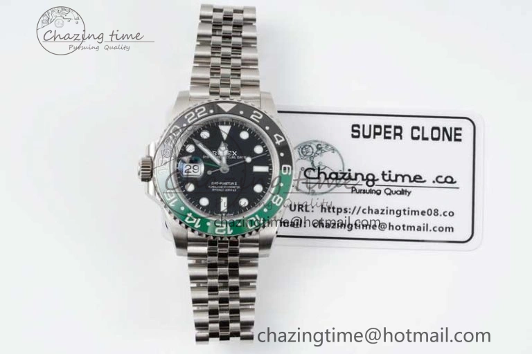 GMT Master II 126720 VTNR 904L SS Clean Factory 1:1 Best Edition on Jubilee Bracelet VR3186 CHS