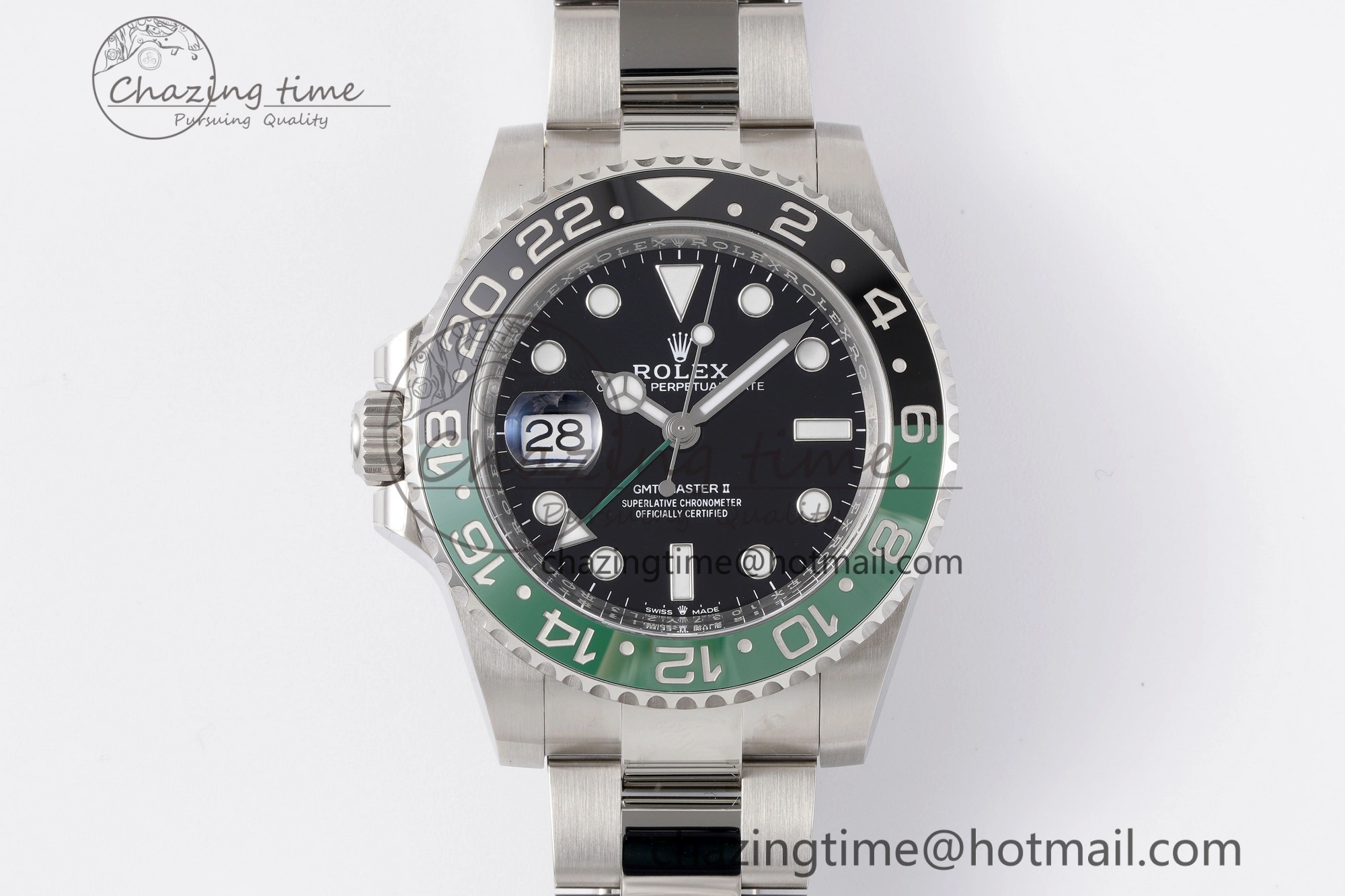 GMT Master II 126720 VTNR 904L SS Clean Factory 1:1 Best Edition on Oyster Bracelet DD3285 CHS