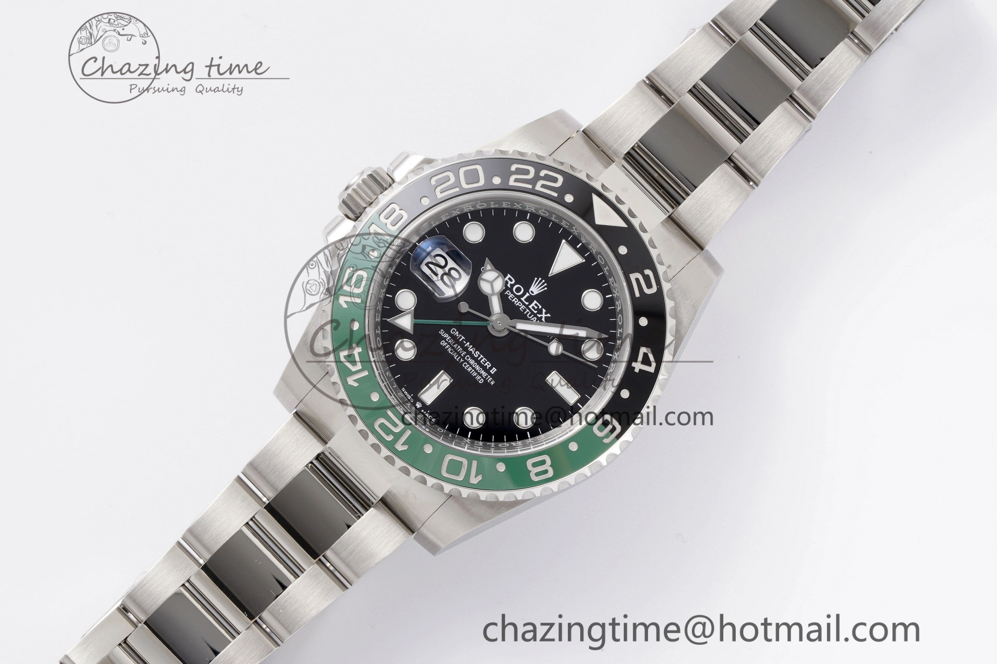 GMT Master II 126720 VTNR 904L SS Clean Factory 1:1 Best Edition on Oyster Bracelet DD3285 CHS