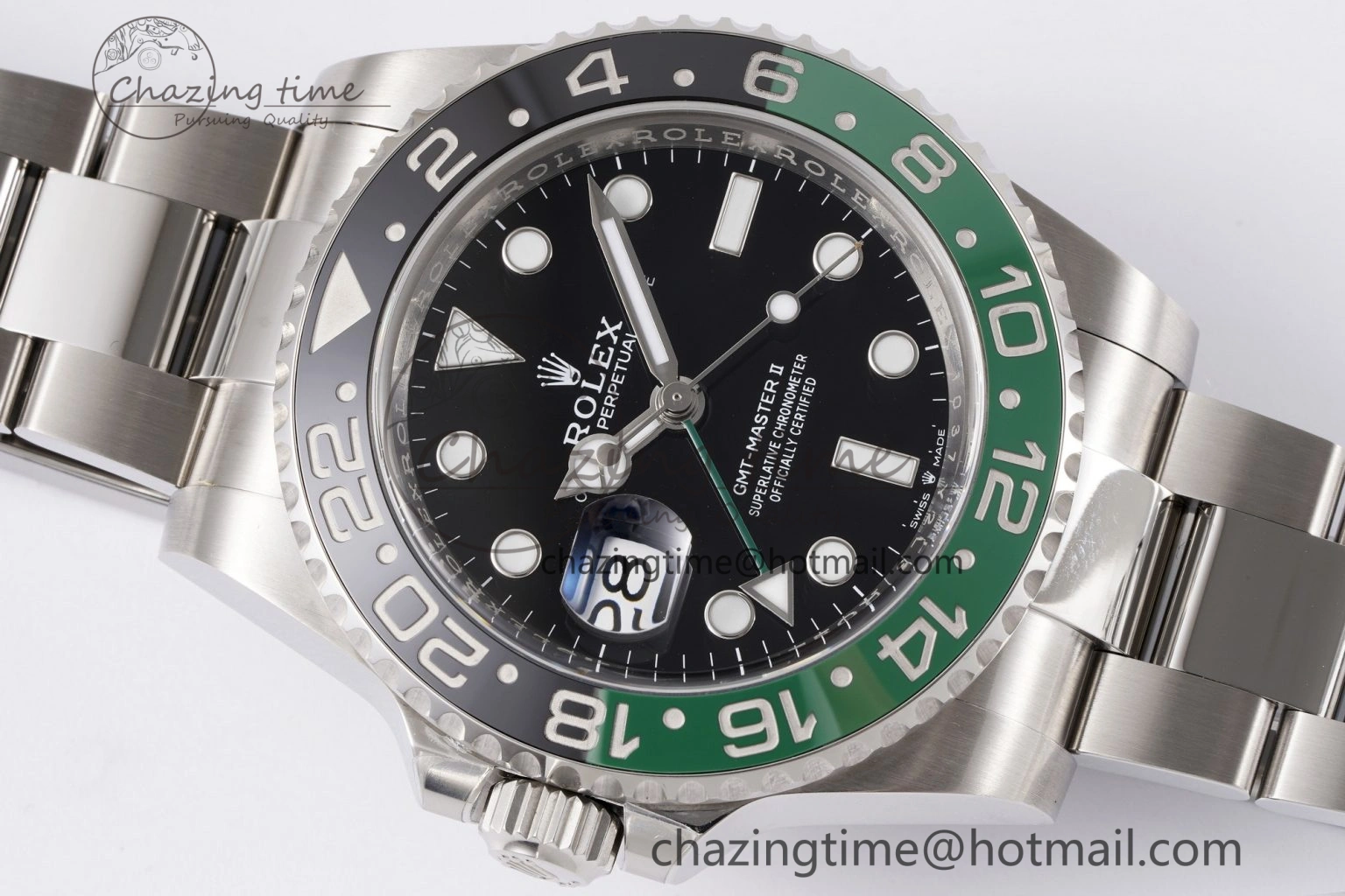 GMT Master II 126720 VTNR 904L SS Clean Factory 1:1 Best Edition on Oyster Bracelet DD3285 CHS