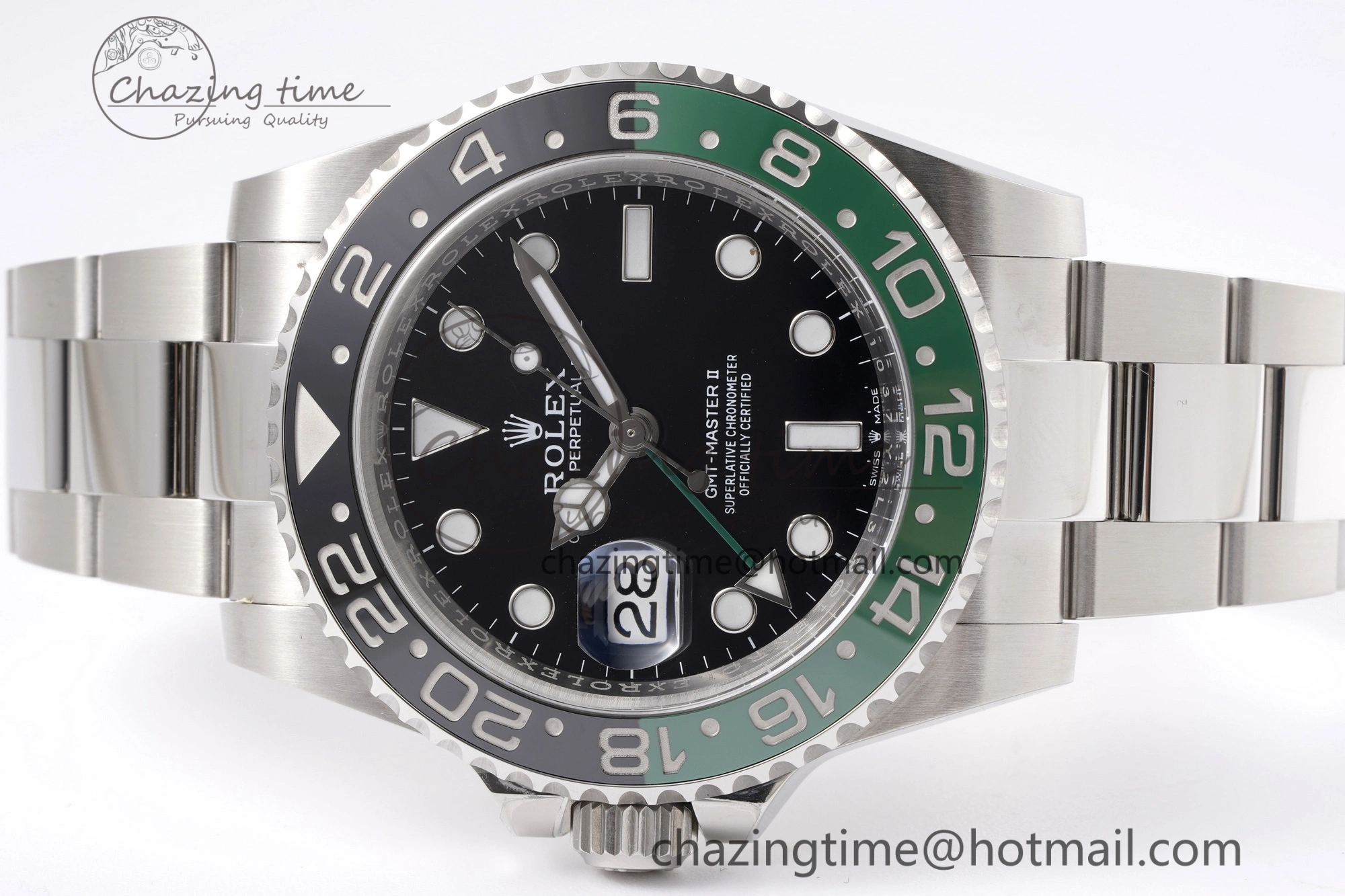 GMT Master II 126720 VTNR 904L SS Clean Factory 1:1 Best Edition on Oyster Bracelet DD3285 CHS