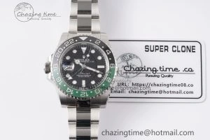 GMT Master II 126720 VTNR 904L SS Clean Factory 1:1 Best Edition on Oyster Bracelet DD3285 CHS