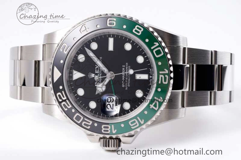 GMT Master II 126720 VTNR 904L SS Clean Factory 1:1 Best Edition on Oyster Bracelet VR3186 CHS