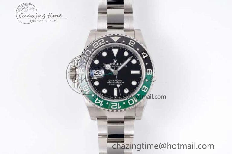 GMT Master II 126720 VTNR 904L SS Clean Factory 1:1 Best Edition on Oyster Bracelet VR3186 CHS
