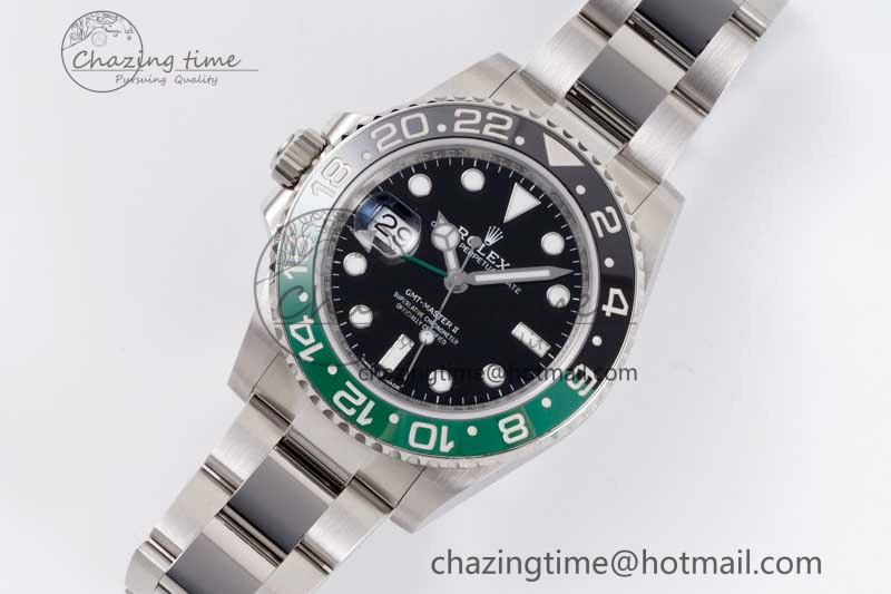 GMT Master II 126720 VTNR 904L SS Clean Factory 1:1 Best Edition on Oyster Bracelet VR3186 CHS