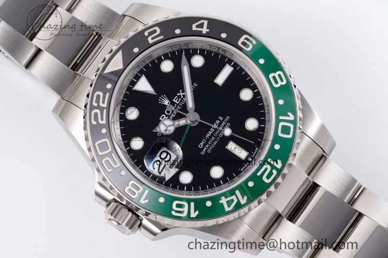 GMT Master II 126720 VTNR 904L SS Clean Factory 1:1 Best Edition on Oyster Bracelet VR3186 CHS