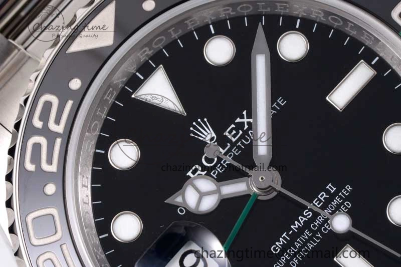 GMT Master II 126720 VTNR 904L SS Clean Factory 1:1 Best Edition on Oyster Bracelet VR3186 CHS