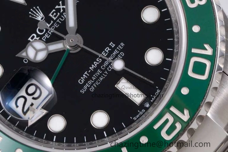 GMT Master II 126720 VTNR 904L SS Clean Factory 1:1 Best Edition on Oyster Bracelet VR3186 CHS