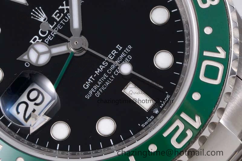 GMT Master II 126720 VTNR 904L SS Clean Factory 1:1 Best Edition on Oyster Bracelet VR3186 CHS