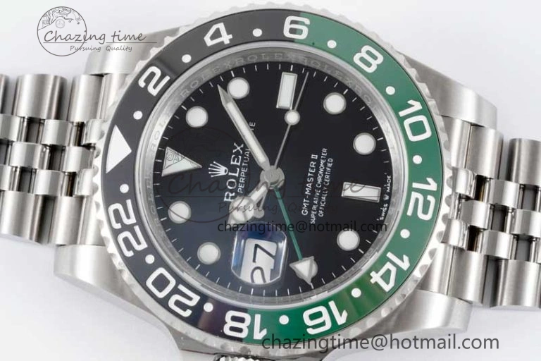 GMT Master II 126720 VTNR LHD 904L SS APF 1:1 Best Edition on Jubilee Bracelet VR3285 CHS