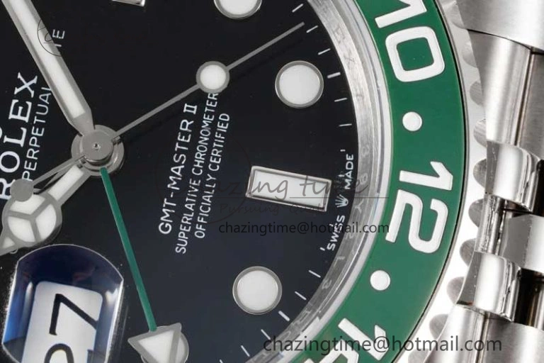 GMT Master II 126720 VTNR LHD 904L SS APF 1:1 Best Edition on Jubilee Bracelet VR3285 CHS