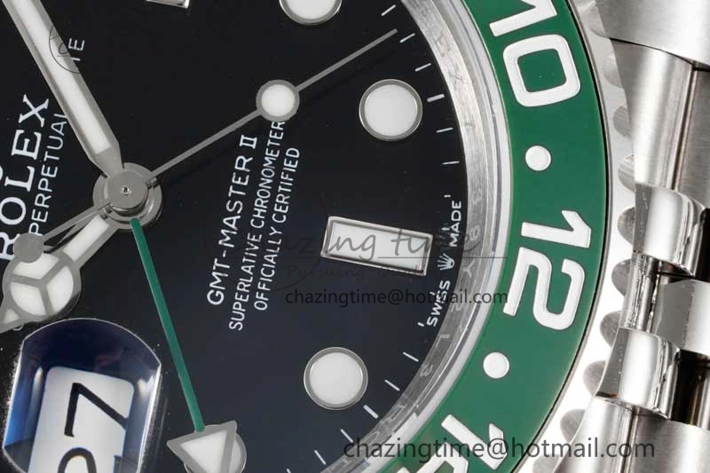 GMT Master II 126720 VTNR LHD 904L SS APF 1:1 Best Edition on Jubilee Bracelet VR3285 CHS