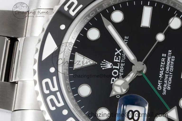 GMT Master II 126720 VTNR LHD 904L SS APF 1:1 Best Edition on Oyster Bracelet VR3285 CHS