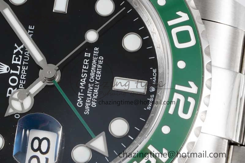 GMT Master II 126720 VTNR LHD 904L SS APF 1:1 Best Edition on Oyster Bracelet VR3285 CHS