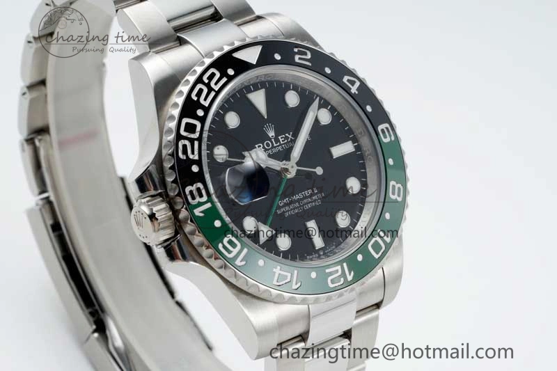 GMT Master II 126720 VTNR LHD 904L SS NTF1:1 Best Edition on Oyster Bracelet VR3186 CHS