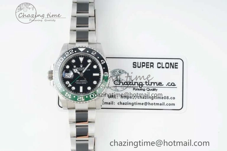 GMT Master II 126720 VTNR LHD 904L SS NTF1:1 Best Edition on Oyster Bracelet VR3186 CHS