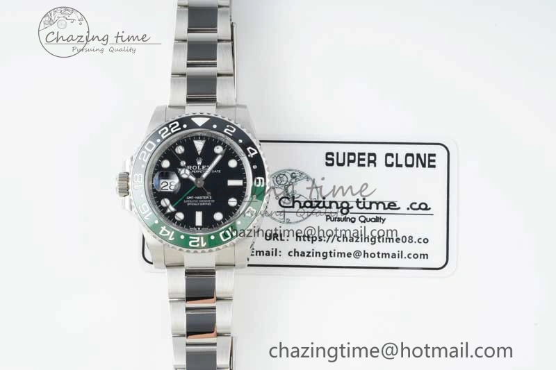 GMT Master II 126720 VTNR LHD 904L SS NTF1:1 Best Edition on Oyster Bracelet VR3186 CHS