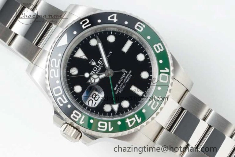 GMT Master II 126720 VTNR LHD 904L SS NTF1:1 Best Edition on Oyster Bracelet VR3186 CHS