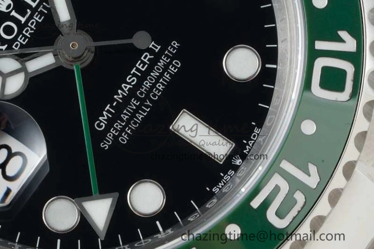 GMT Master II 126720 VTNR LHD 904L SS NTF1:1 Best Edition on Oyster Bracelet VR3186 CHS