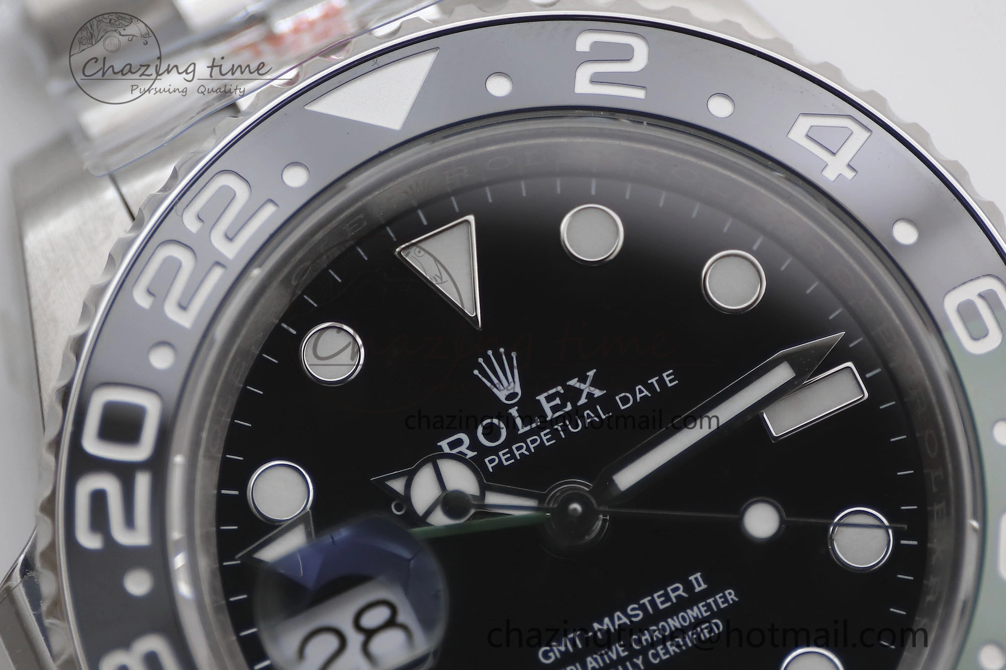 GMT Master II 126720 VTNR LHD 904L SS TW+ Best Edition on Jubilee Bracelet VR3285 CHS