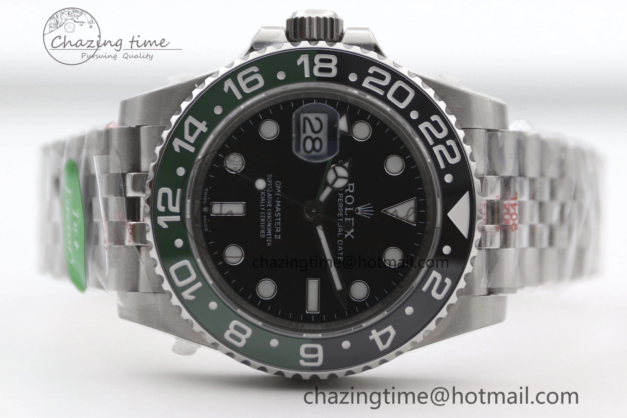 GMT Master II 126720 VTNR LHD 904L SS TW+ Best Edition on Jubilee Bracelet VR3285 CHS