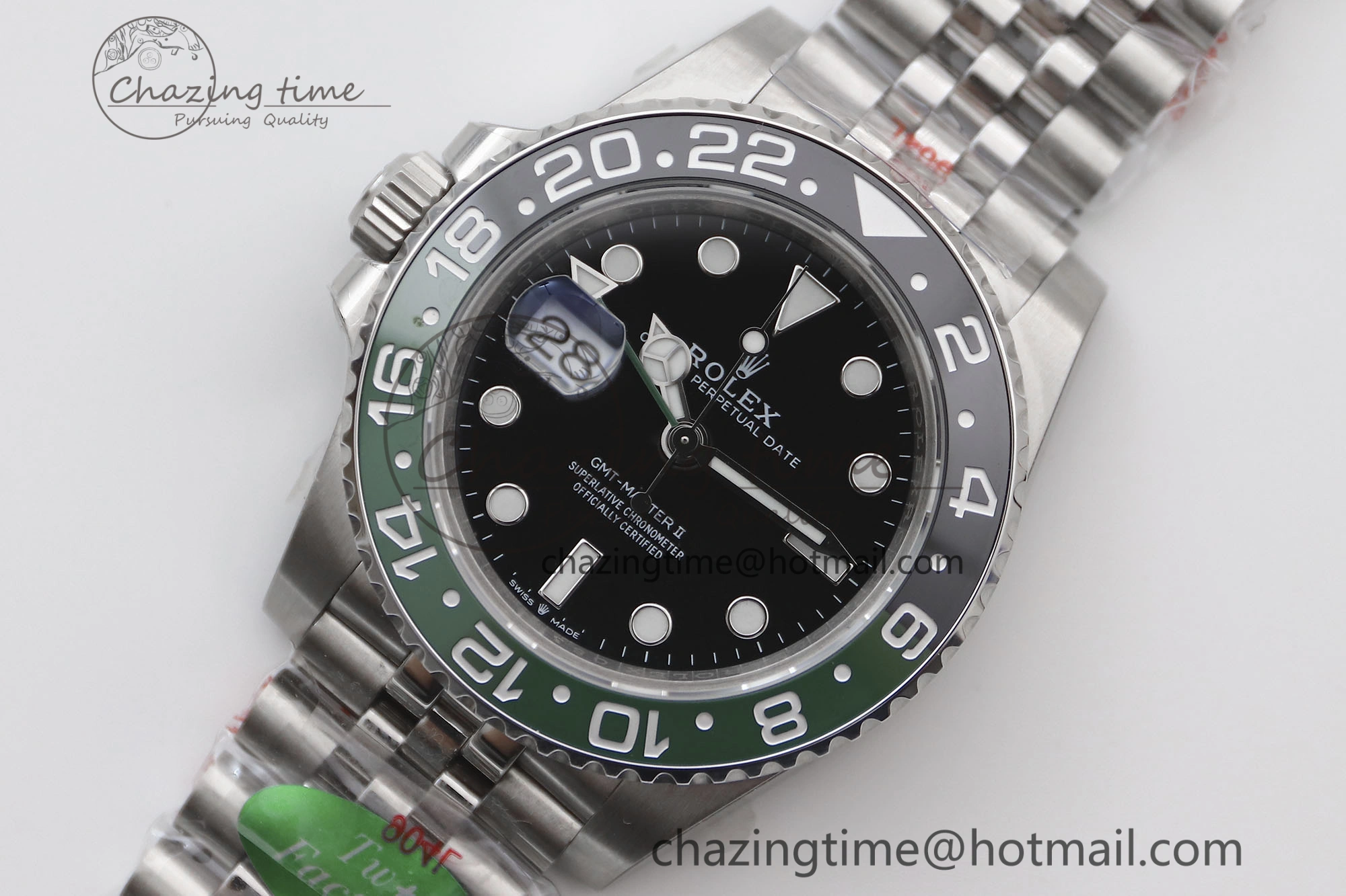 GMT Master II 126720 VTNR LHD 904L SS TW+ Best Edition on Jubilee Bracelet VR3285 CHS
