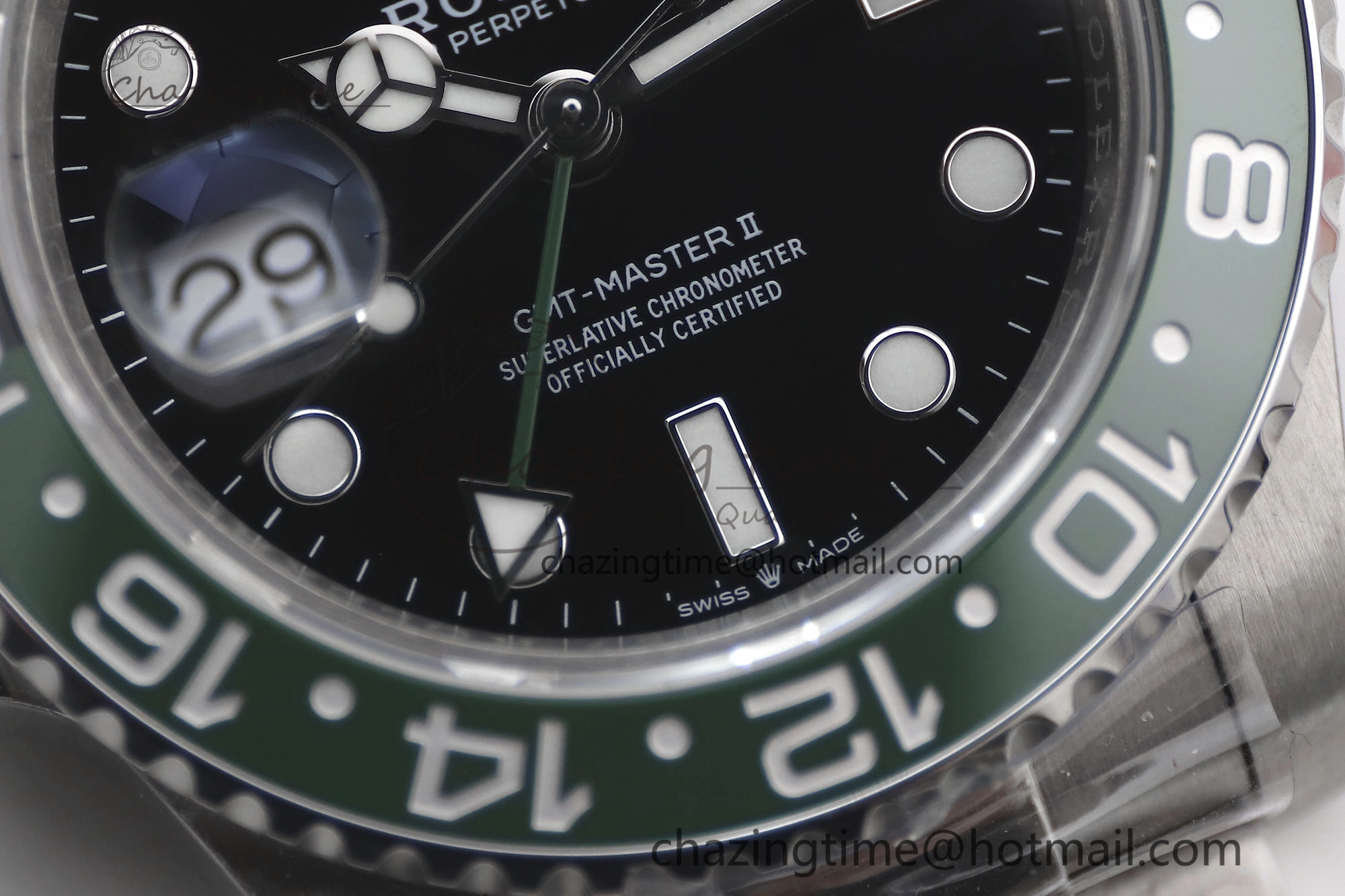 GMT Master II 126720 VTNR LHD 904L SS TW+ Best Edition on Oyster Bracelet VR3285 CHS