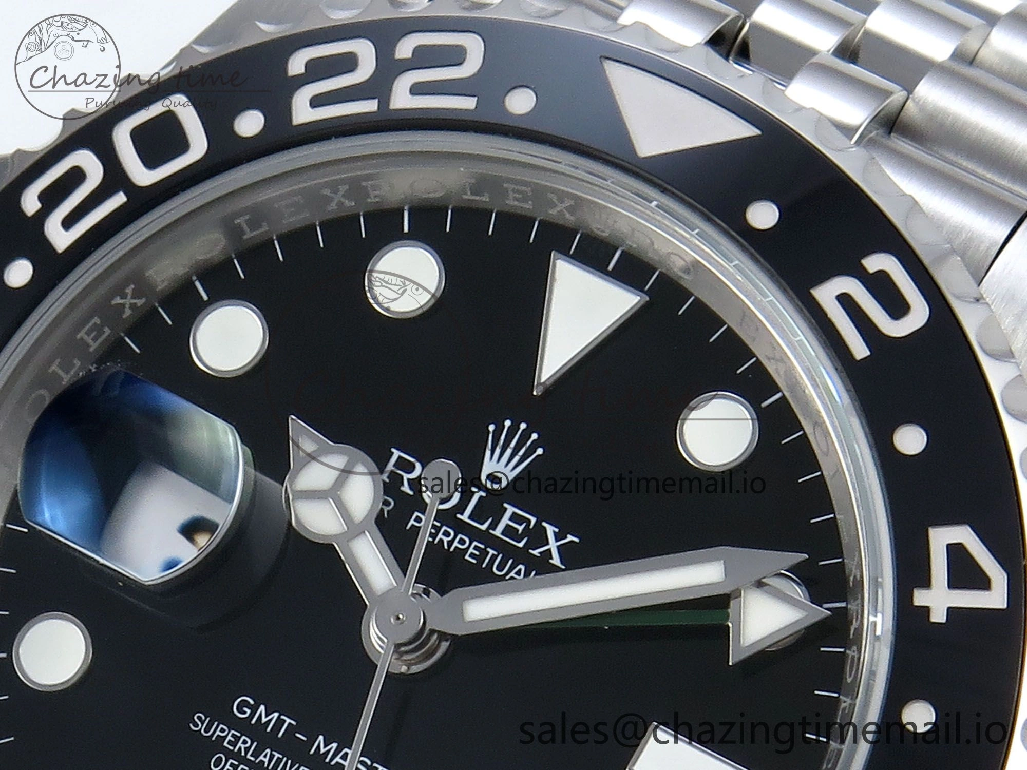 GMT Master II 126720 VTNR LHD 904L Steel EWE 1:1 Best Edition on Jubilee Strap EWE3285 V5