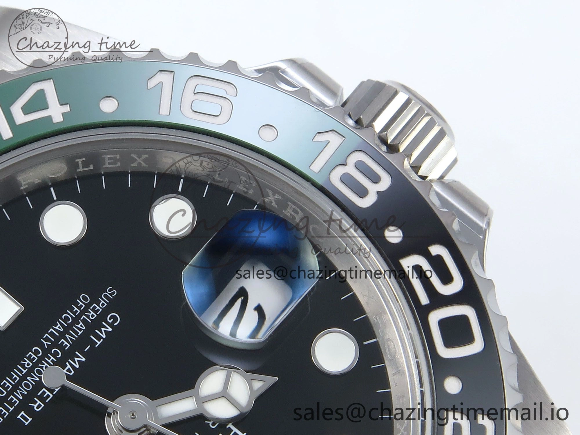 GMT Master II 126720 VTNR LHD 904L Steel EWE 1:1 Best Edition on Jubilee Strap EWE3285 V5
