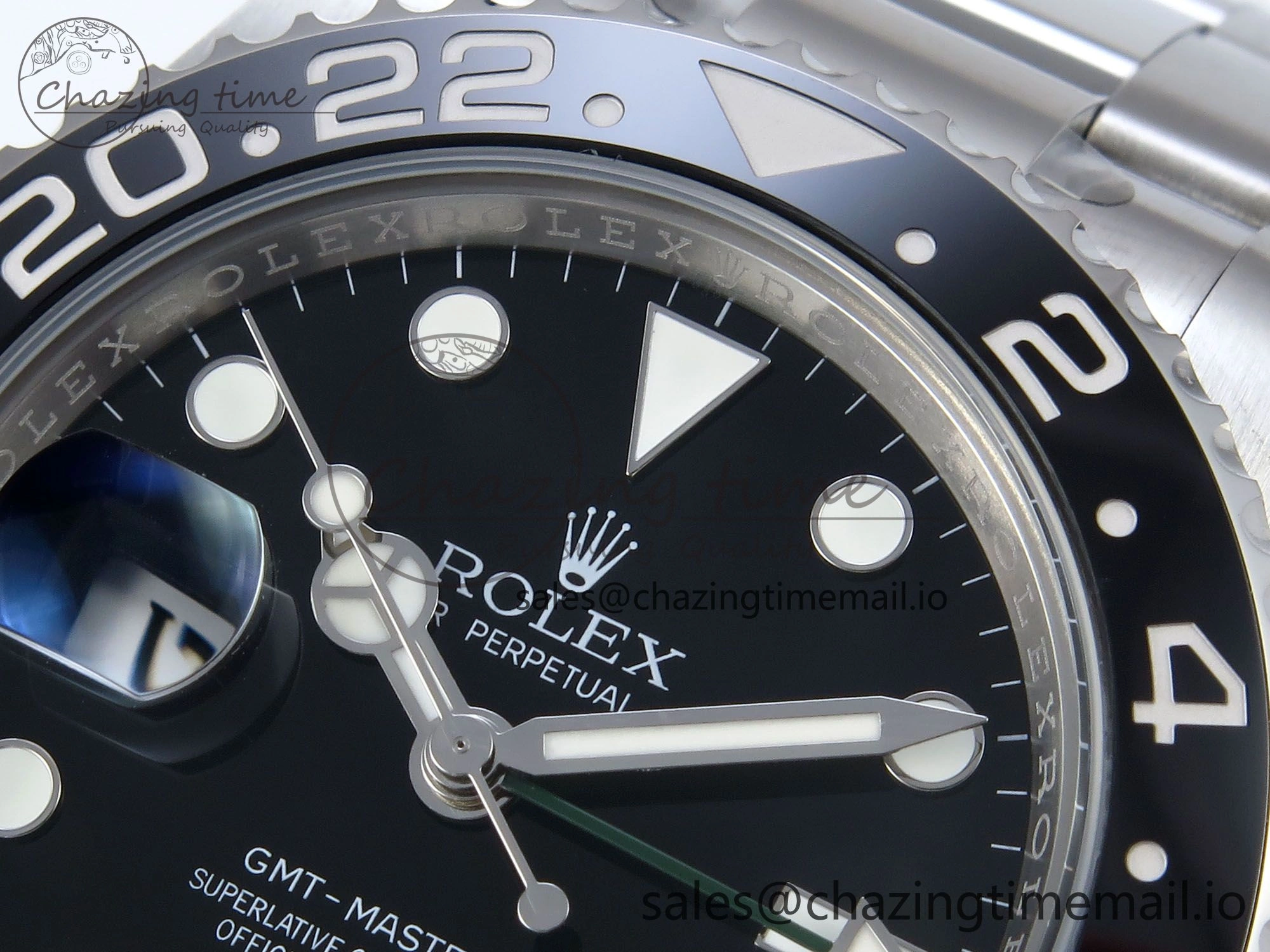 GMT Master II 126720 VTNR LHD 904L Steel EWE 1:1 Best Edition on Oyster Strap EWE3285 V5
