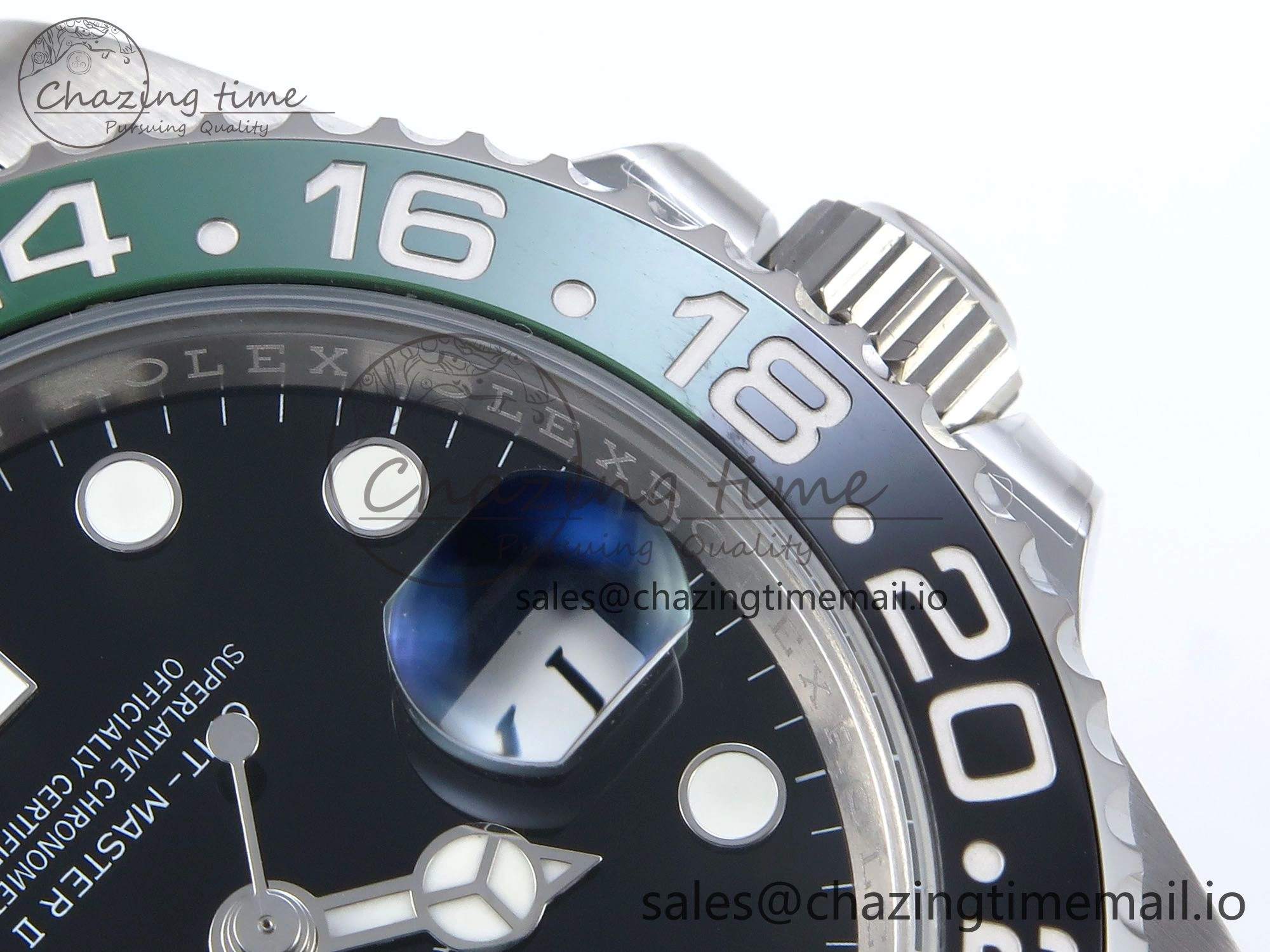 GMT Master II 126720 VTNR LHD 904L Steel EWE 1:1 Best Edition on Oyster Strap EWE3285 V5
