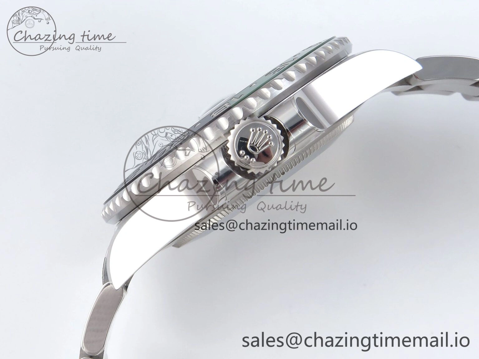 GMT Master II 126720 VTNR LHD 904L Steel EWE 1:1 Best Edition on Oyster Strap EWE3285 V5