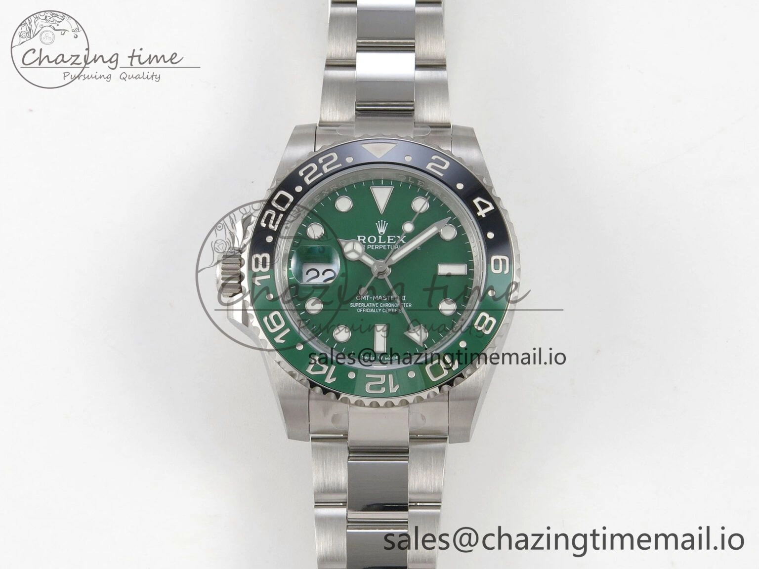 GMT-Master II 126729 VTNR ARF 1:1 Best Edition Green Dial On SS Bracelet SH3285 CHS